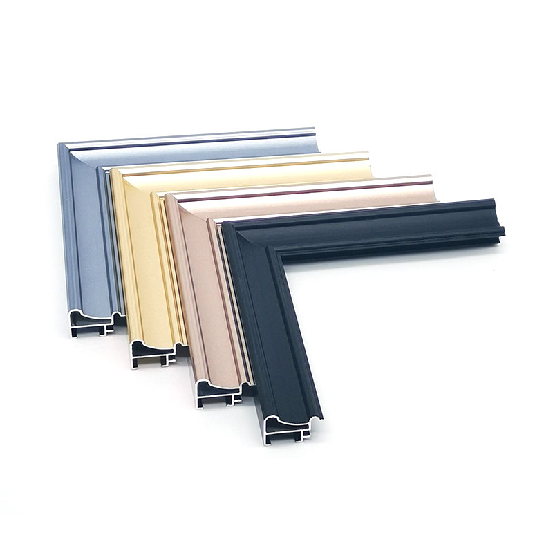 Aluminum picture framing material moulding custom size and design for home decoration