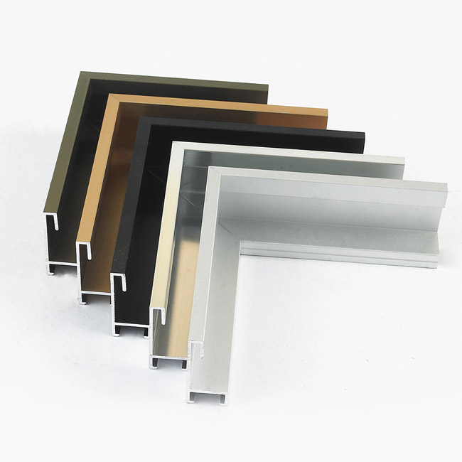 product-Black color aluminum picture frames for home decoration-Alu-Frame-img